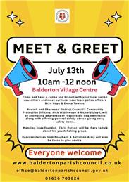 Meet and Greet - Balderton Village Centre